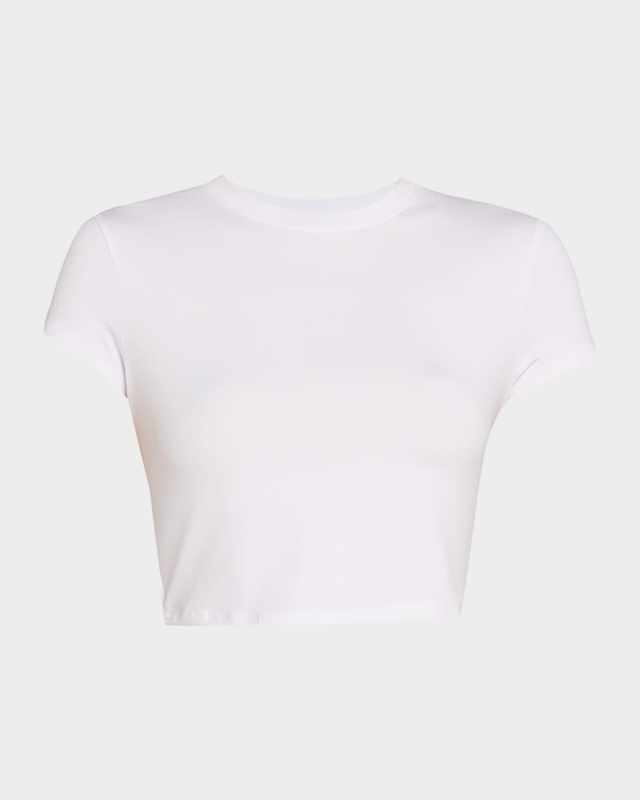 Alosoft Finesse Short-Sleeve Crop Top
